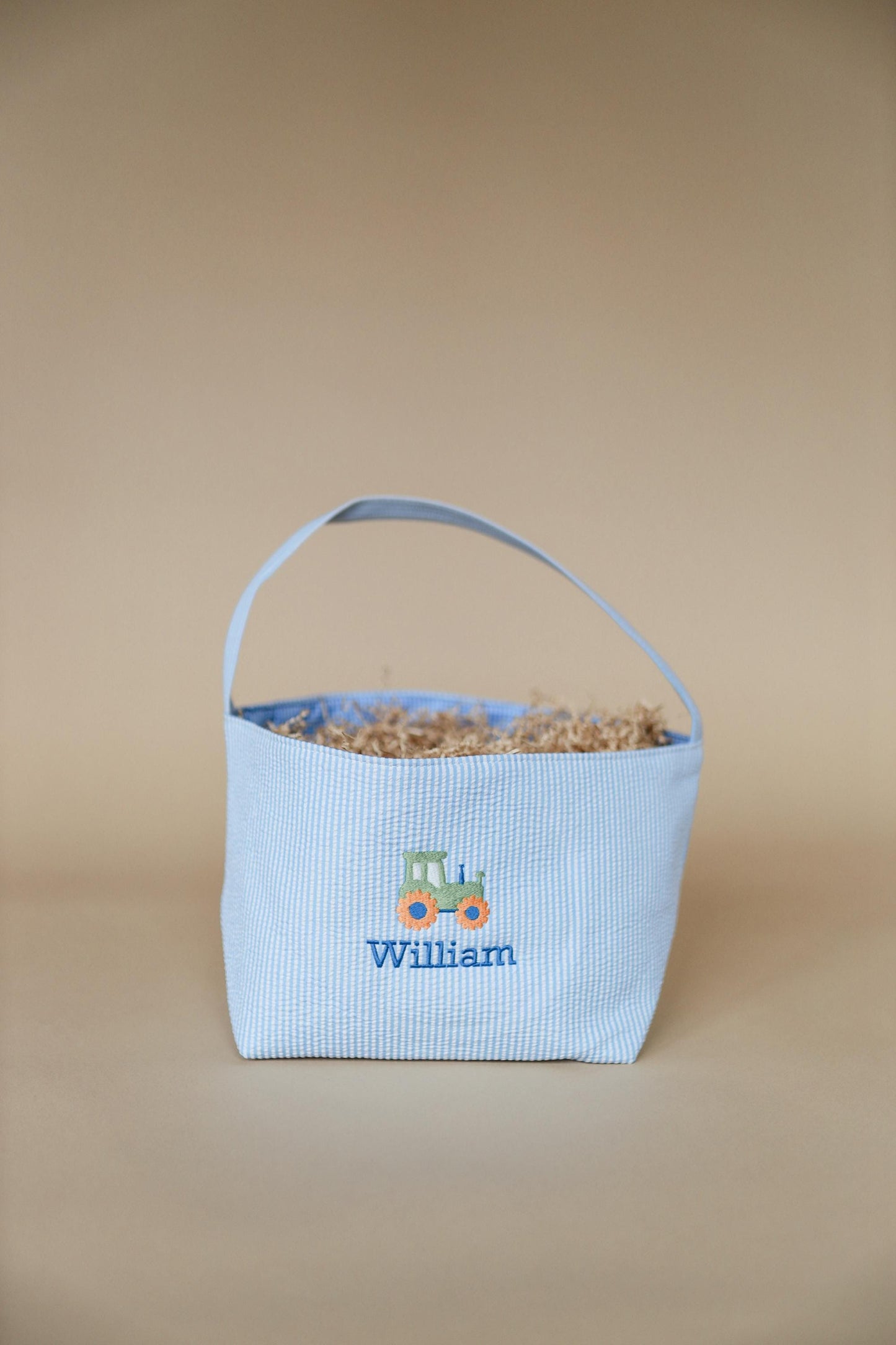 Custom Embroidered Easter Basket