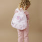 Custom Embroidered Gingham Toddler Backpack - Pink