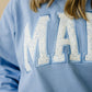 Mama Applique Crewneck Sweatshirt