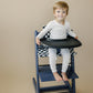 Black & White Checkered Cushion for the Stokke Tripp Trapp Highchair
