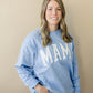 Mama Applique Crewneck Sweatshirt