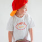 Custom Embroidered Organic Cotton Tee - Football Team Spirit - Custom Football Tee - Personalized Kids Clothing