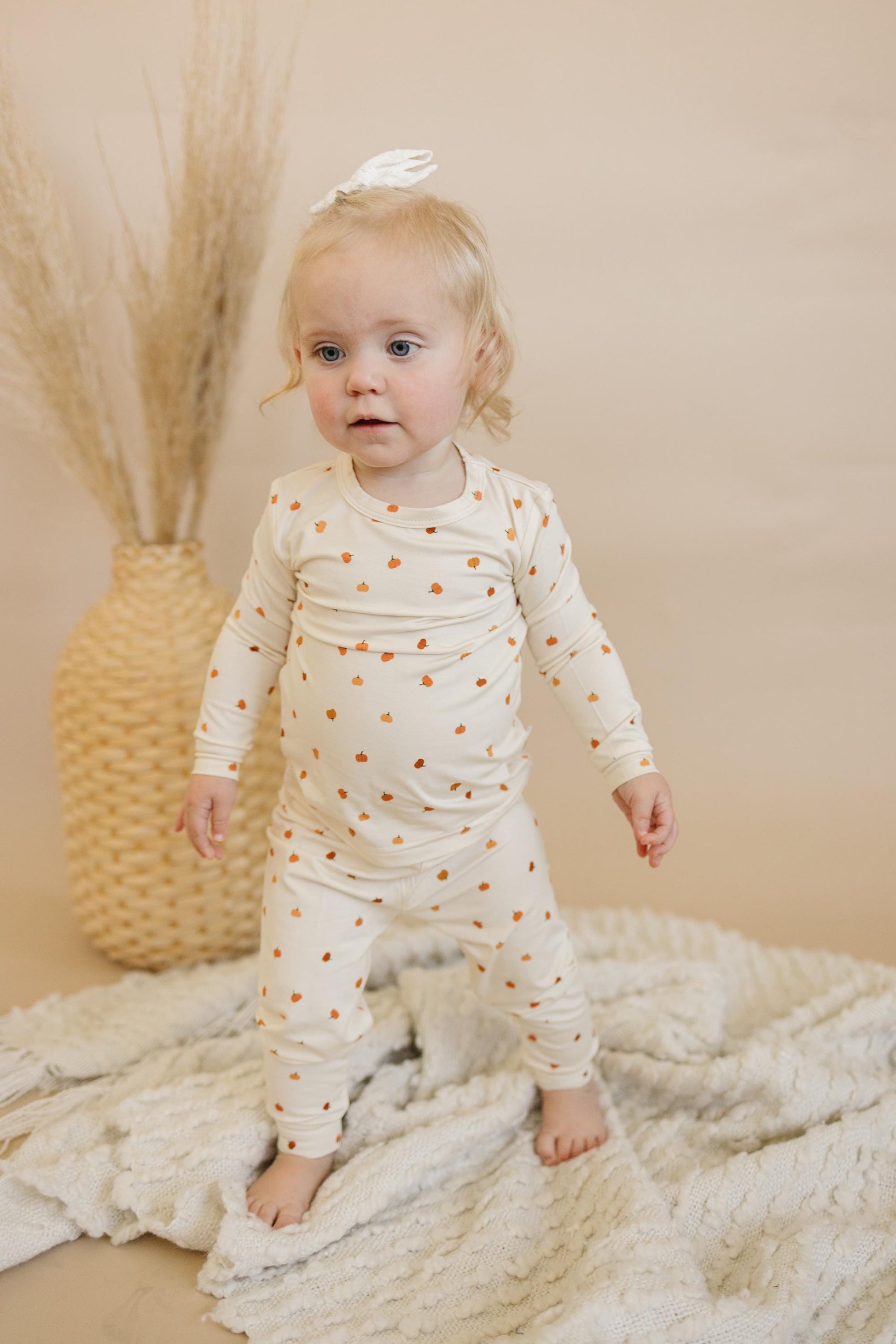 lucky charms bamboo pajamas Little Pumpkin 2pc Bamboo Pajamas - Toddler and Kids Fall PJs