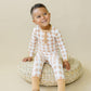 Golden Gingham 2pc Henley Bamboo Pajamas - Sizes Newborn & Up!