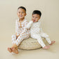 Golden Gingham 2pc Henley Bamboo Pajamas - Sizes Newborn & Up!