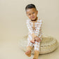 Golden Gingham 2pc Henley Bamboo Pajamas - Sizes Newborn & Up!