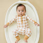 Golden Gingham 2pc Henley Bamboo Pajamas - Sizes Newborn & Up!