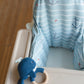 Blue Nautical Cushion Cover for the IKEA Antilop Highchair - Wipeable IKEA Antilop Cushion Cover - Inflatable Cushion Insert - Anchor Ocean