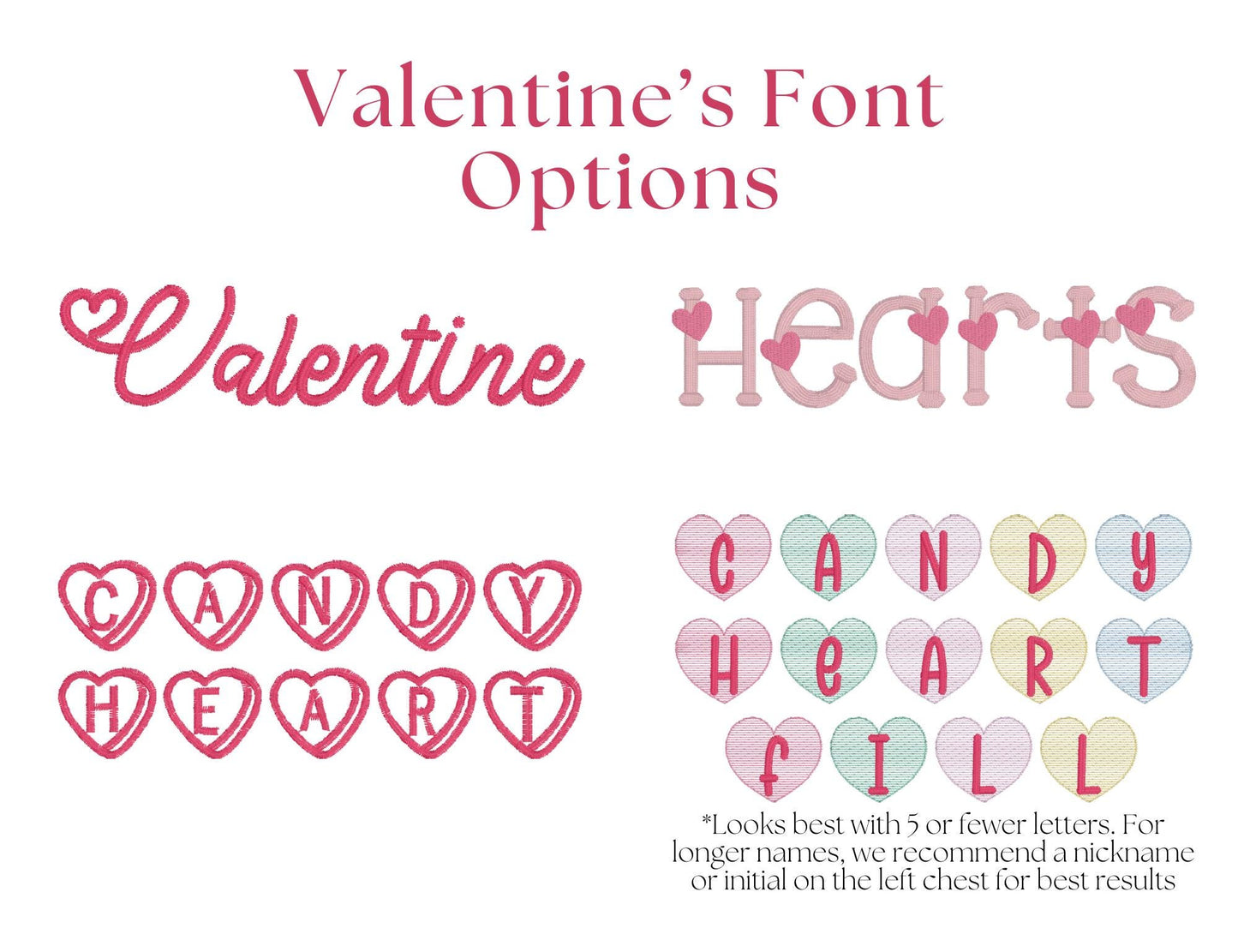 Custom Embroidered Scalloped Set - St. Patrick's Day Green, Red Cream, Green or Brown