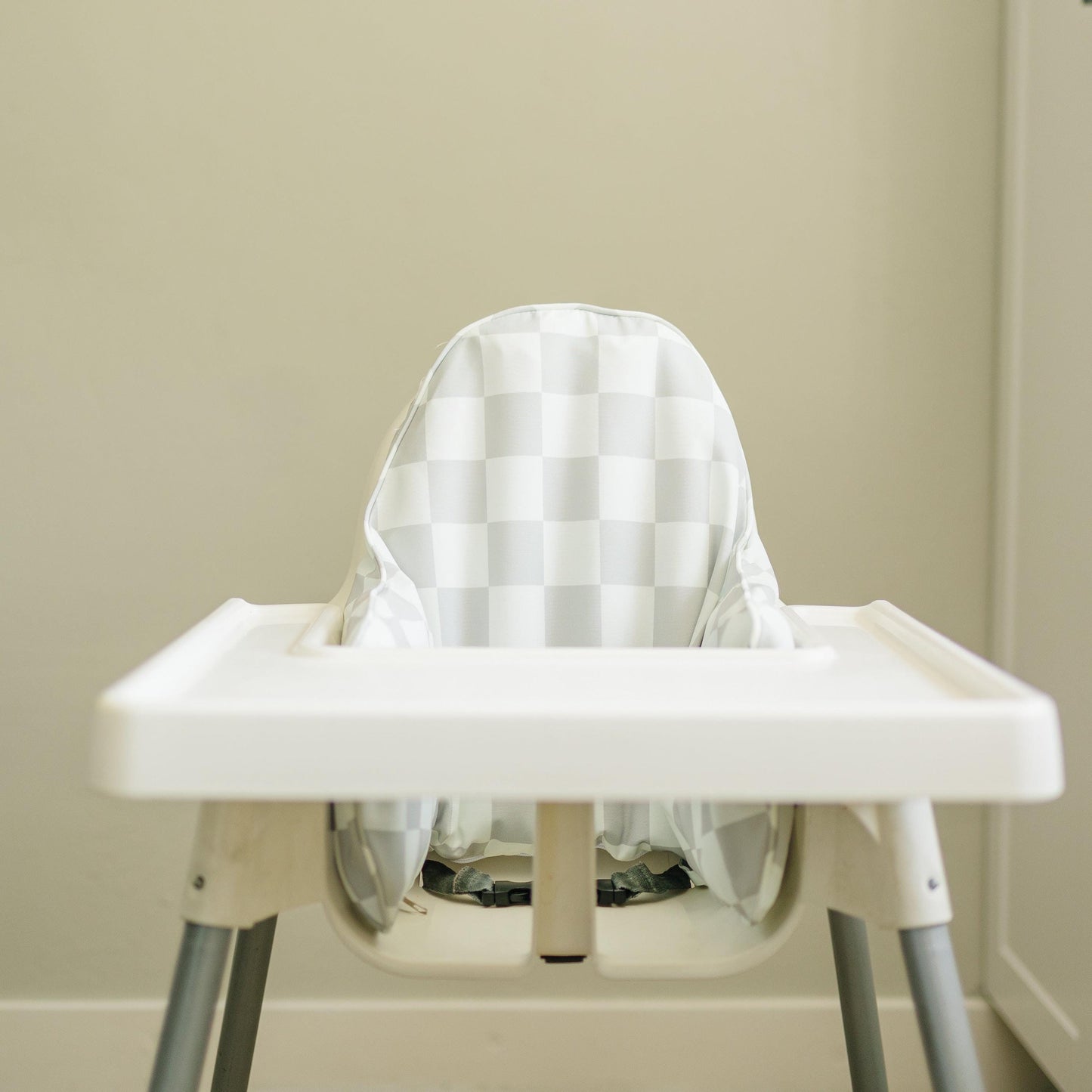 Greige Checker IKEA Antilop Cushion Cover