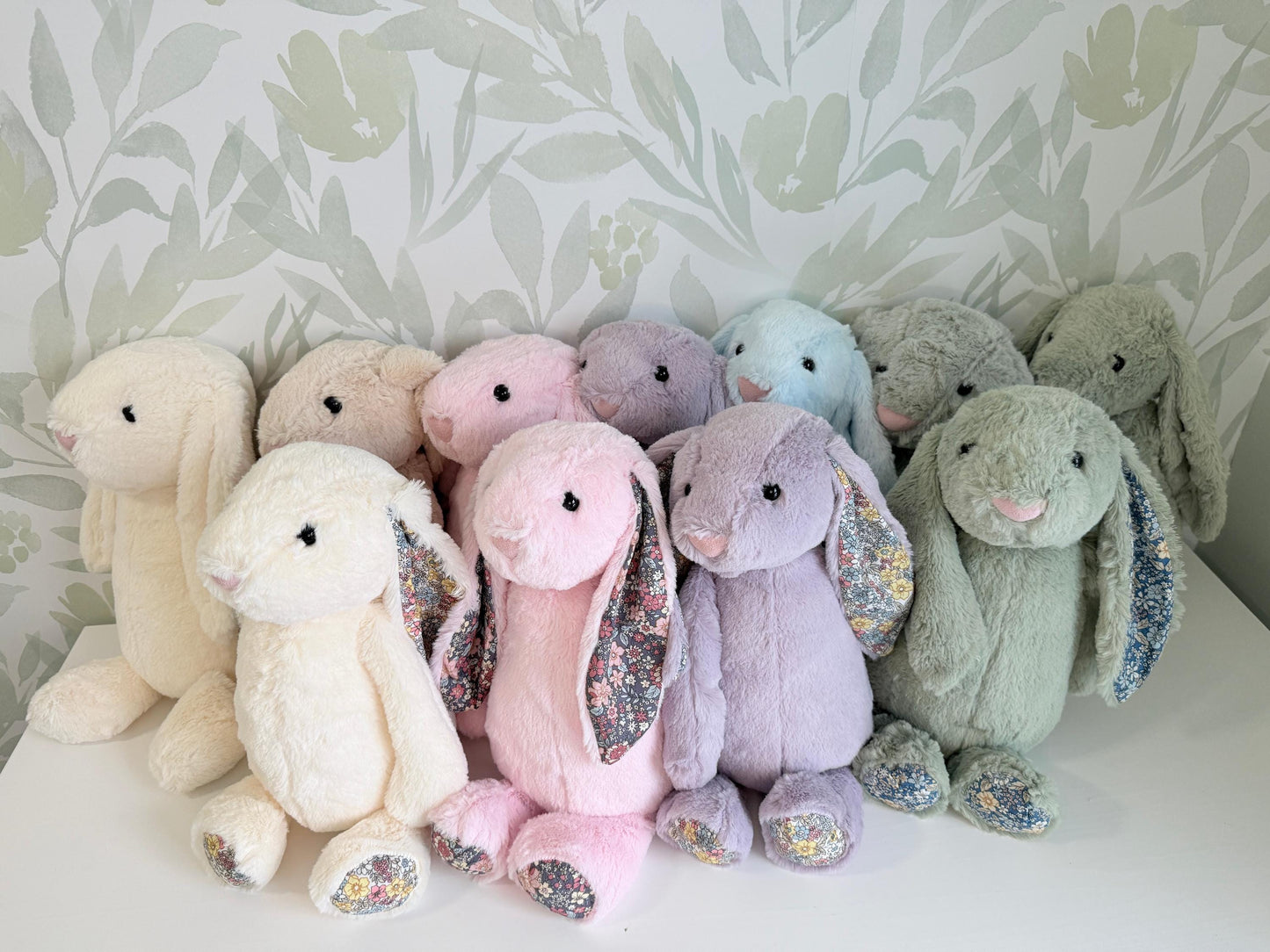 Custom Embroidered Plush Easter Bunny - more colors