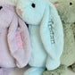 Custom Embroidered Plush Easter Bunny - more colors