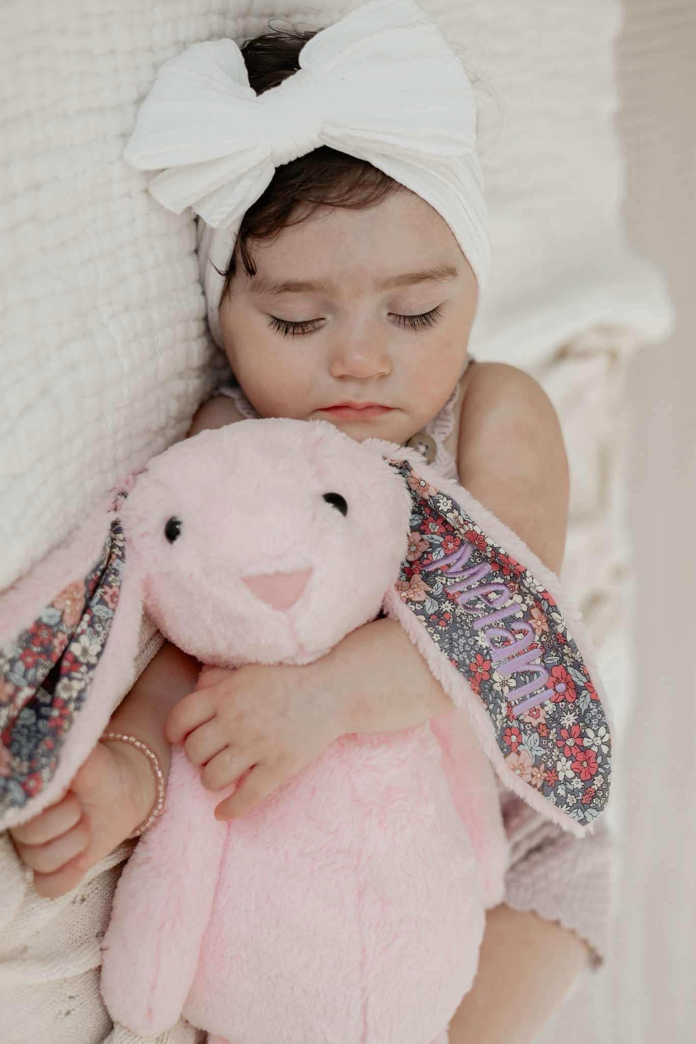 Custom Embroidered Plush Easter Bunny - more colors