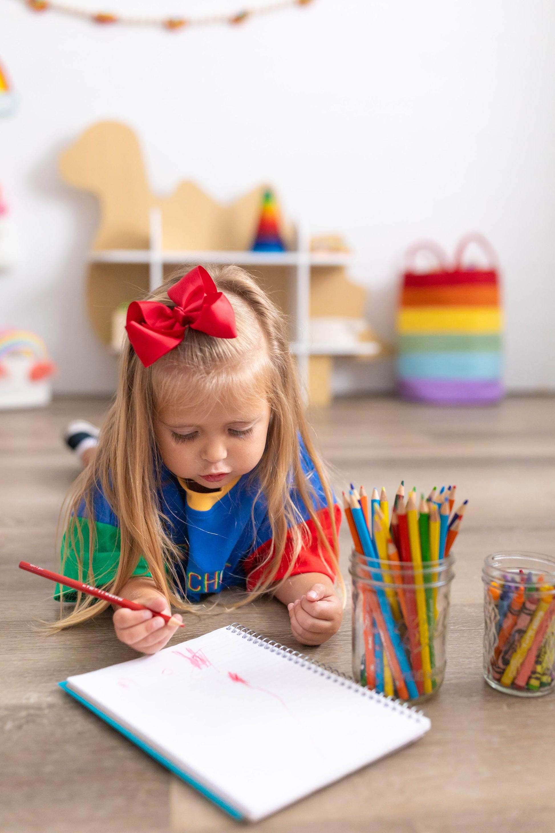 Custom Embroidered 90s Colorblock T-Shirt Romper or Oversized Tee - choice of bottoms