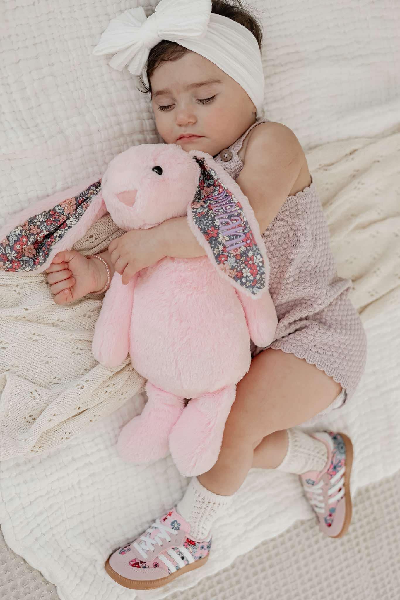 Custom Embroidered Plush Easter Bunny - more colors