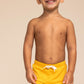 Boy's Euro Short | Yellow Ribbed