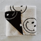 Plush Blanket  | Just Smile Black & White