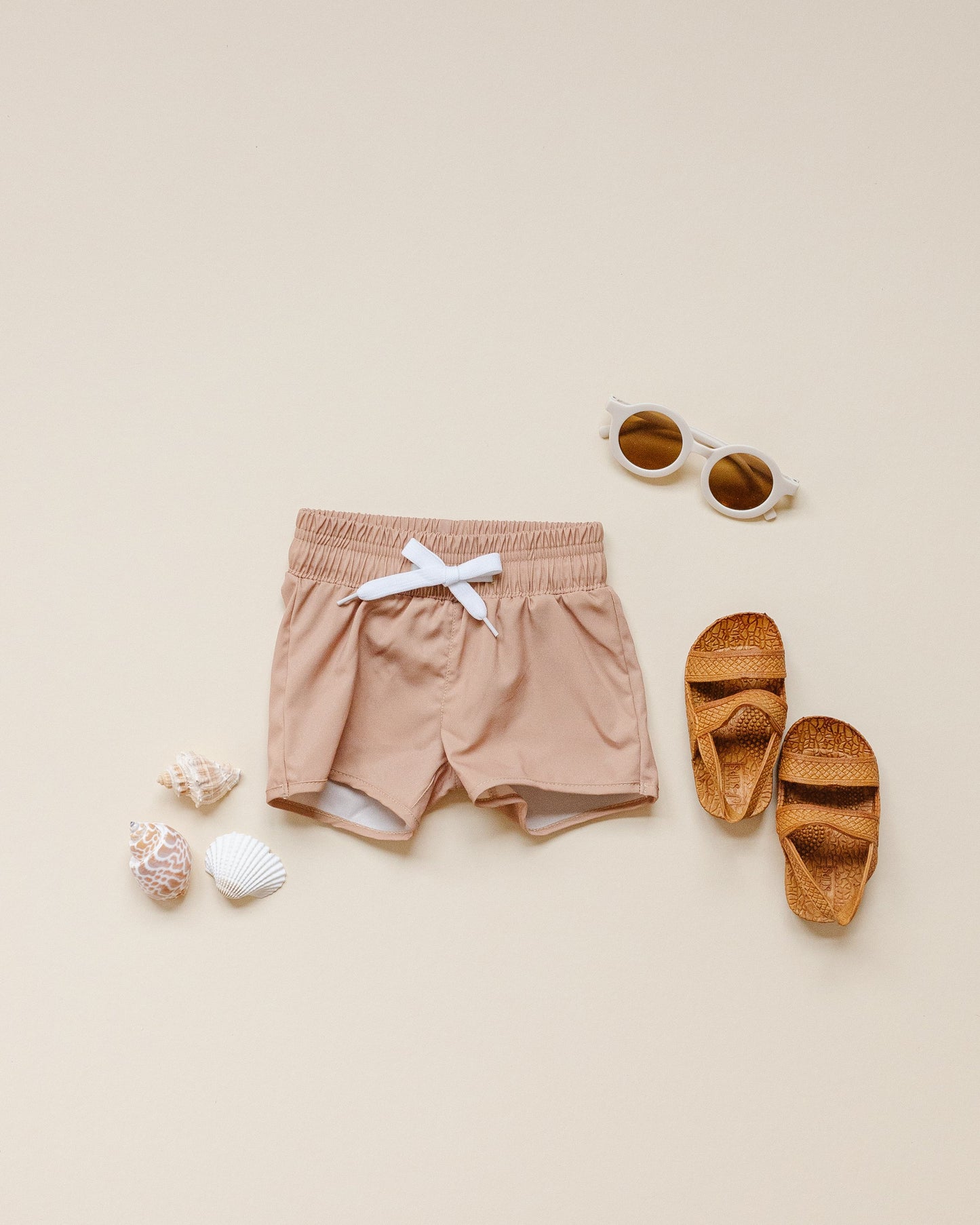 Boy's Boardshort | Solid Brown