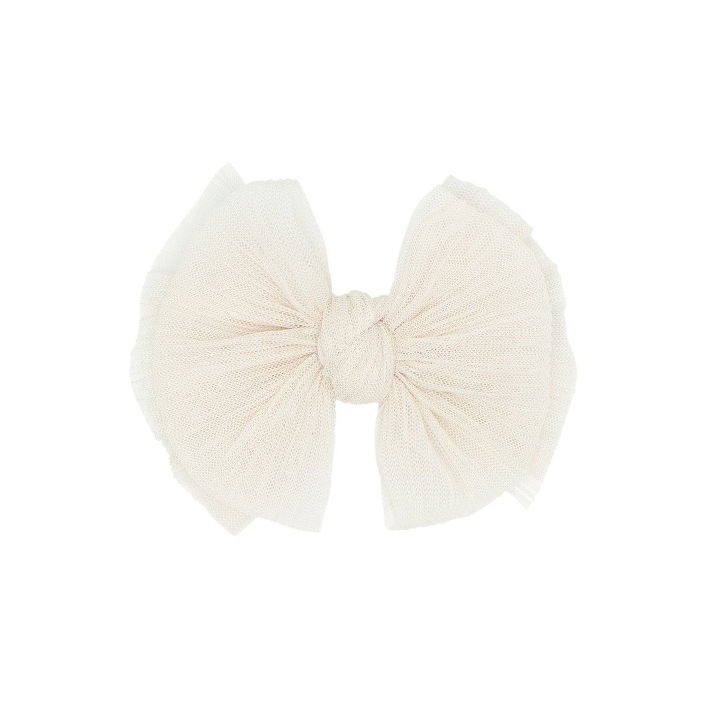 TULLE FAB® CLIP: pleated oatmeal 