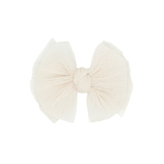 TULLE FAB® CLIP: pleated oatmeal 