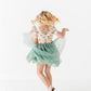 Sage Sweet Peonies | Tulle Dress