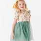 Sage Sweet Peonies | Tulle Dress
