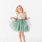 Sage Sweet Peonies | Tulle Dress