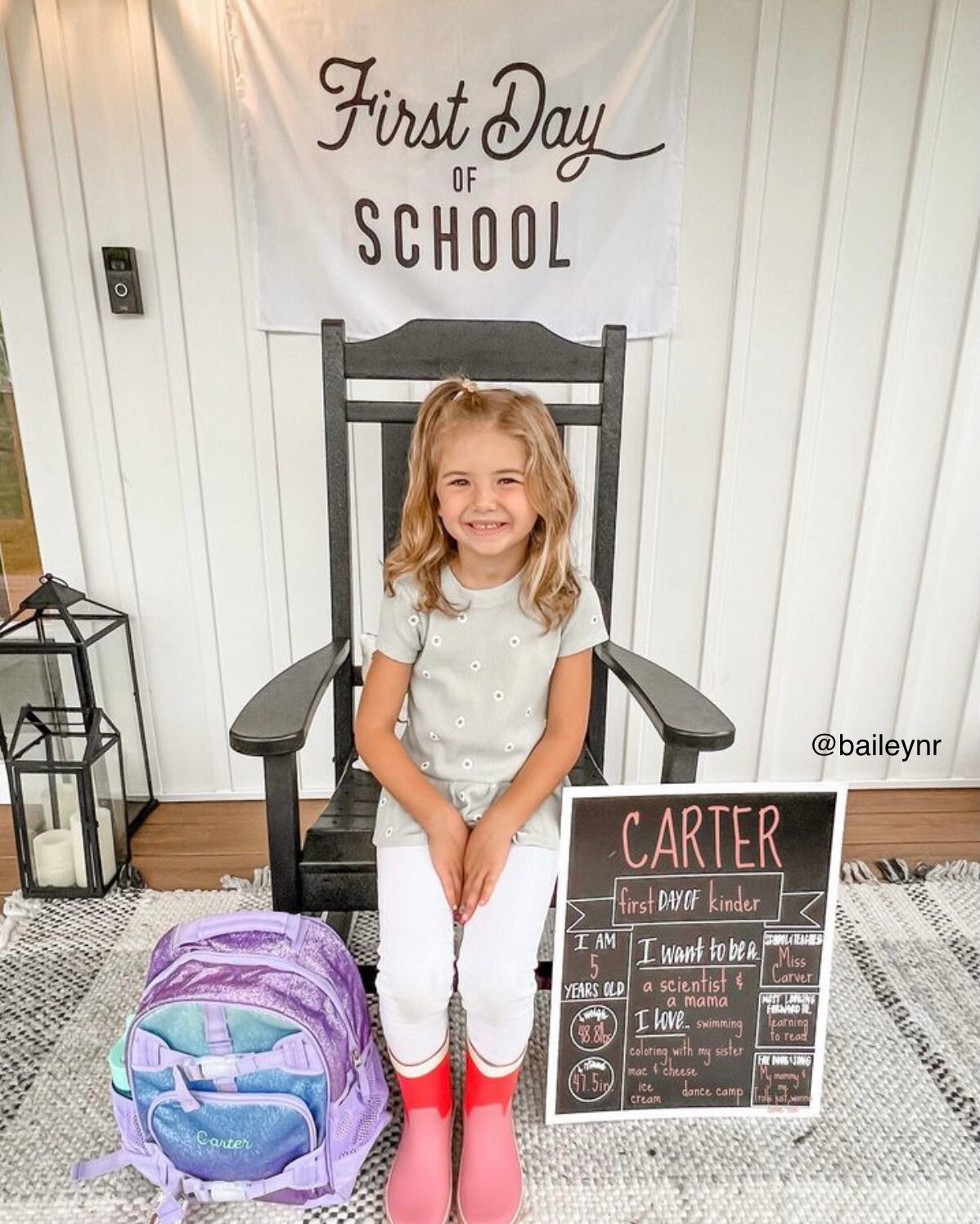 First Day of School Banner