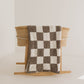 Plush Blanket | Mushroom Checkerboard