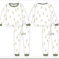 Keep Calm and Carrot On 2pc Bamboo Pajama Set - Little Joy Co.