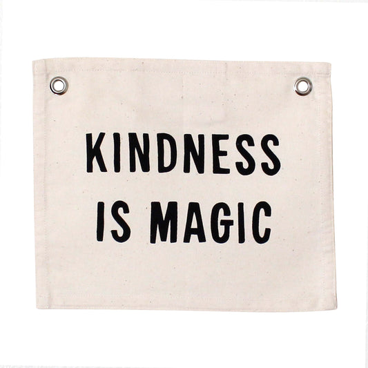 kindness is magic banner - natural