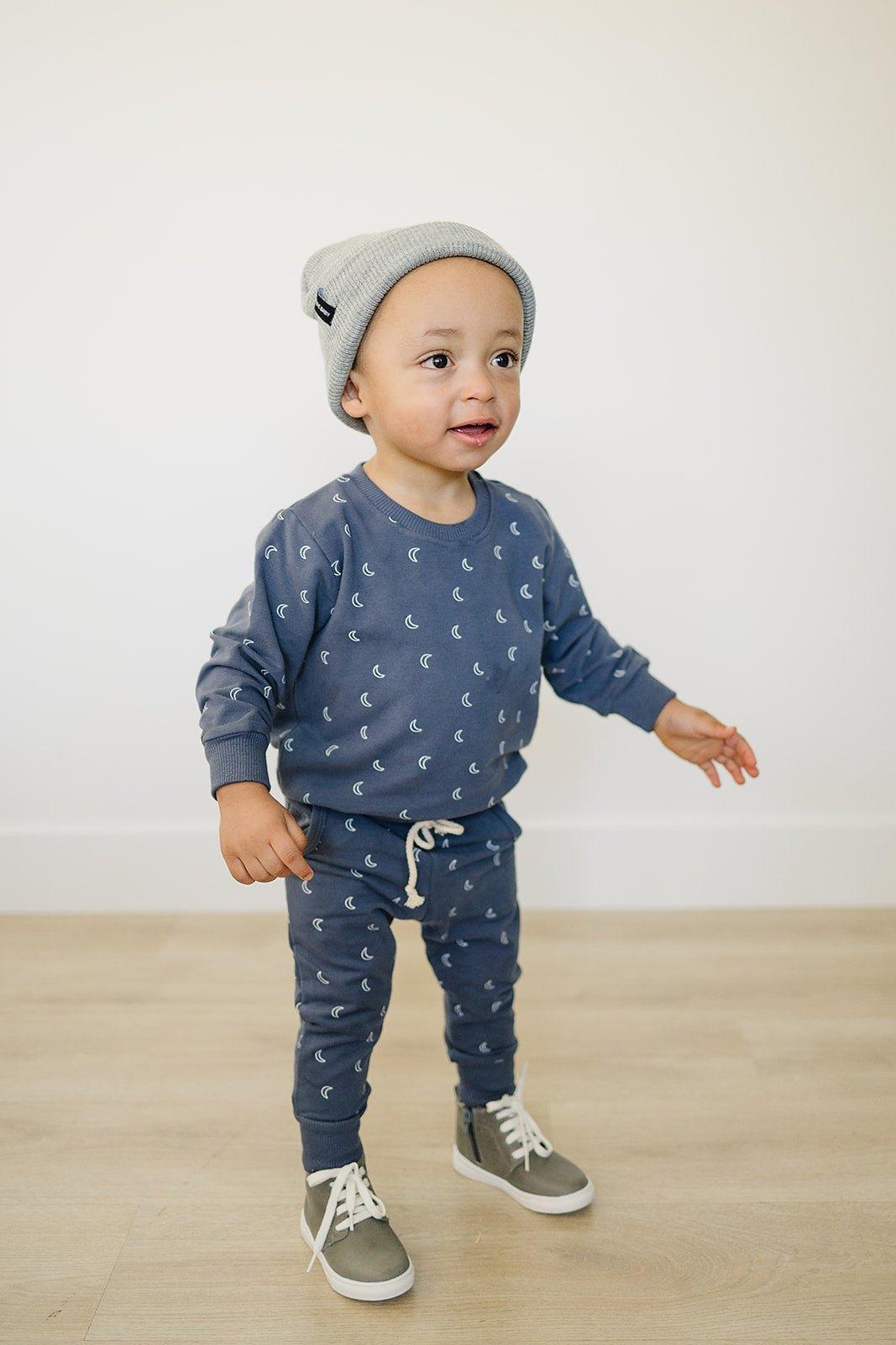 Light Grey Mebie Baby Beanie - Little Joy Co.