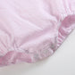 Light Pink Seersucker Collared Bubble Romper
