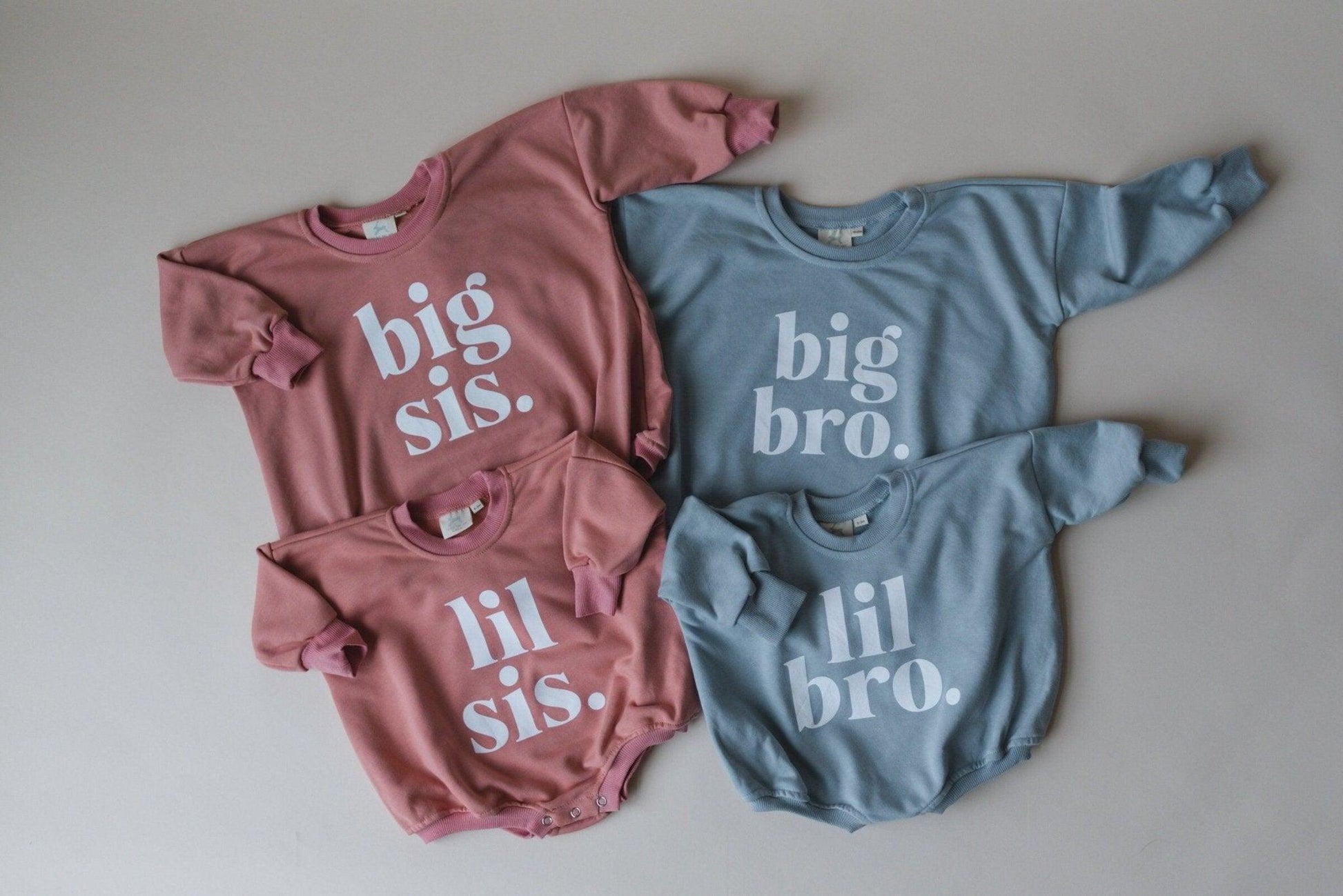 Lil Bro Sweatshirt Romper - more colors - Little Joy Co.