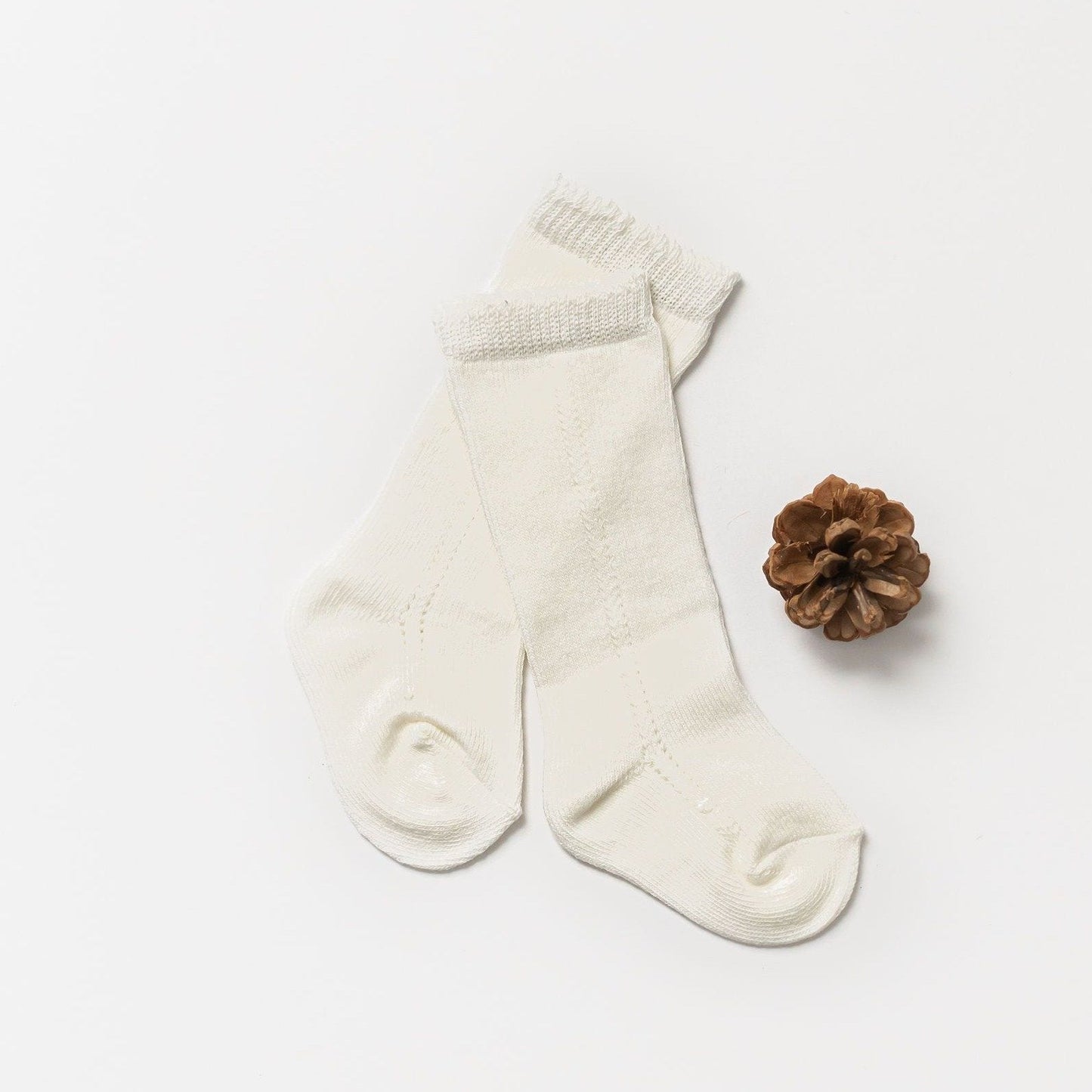 LLB Eyelet Knee High Socks - Little Joy Co.