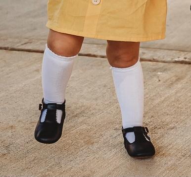 LLB Eyelet Knee High Socks - Little Joy Co.