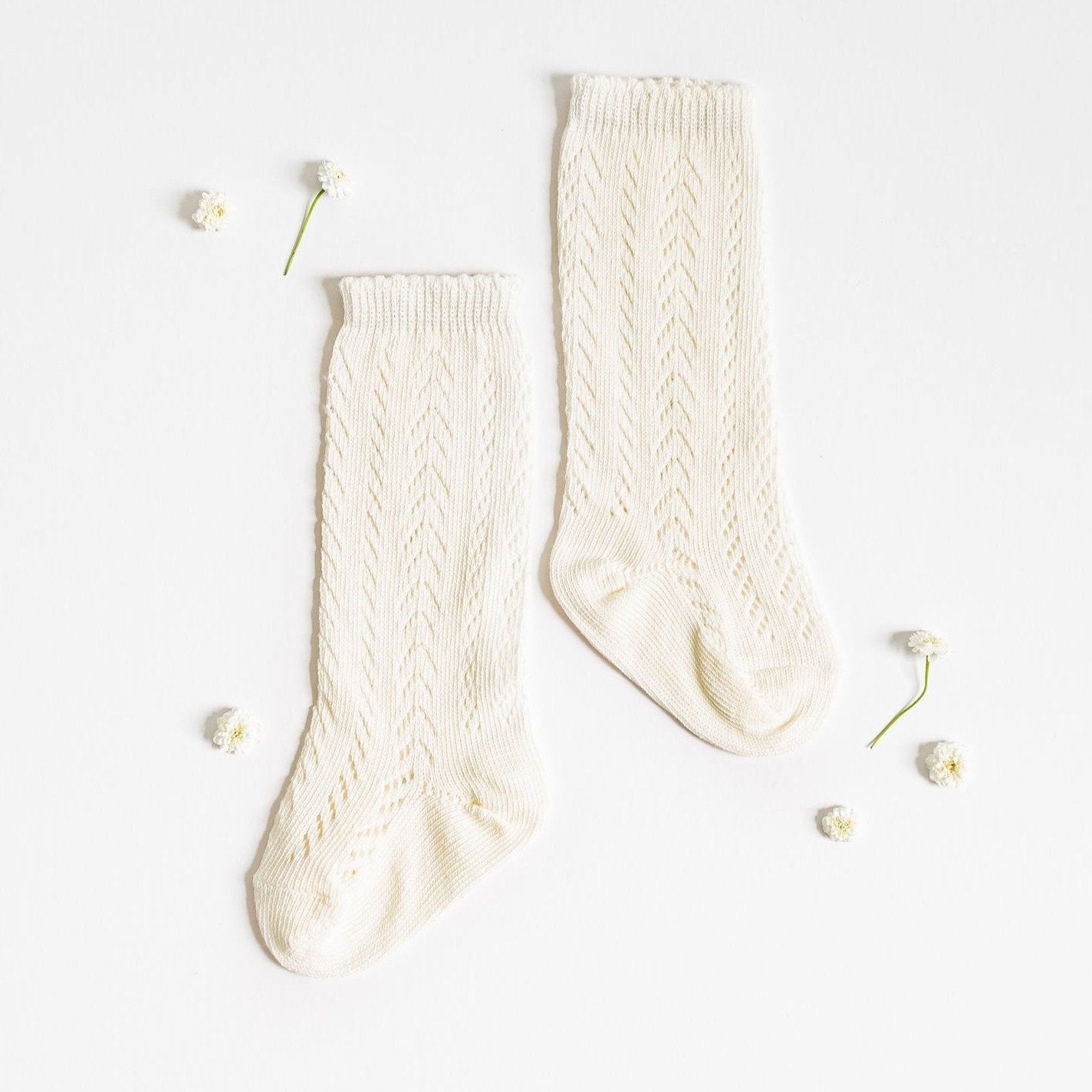 LLB Lace Knee High Socks - Little Joy Co.