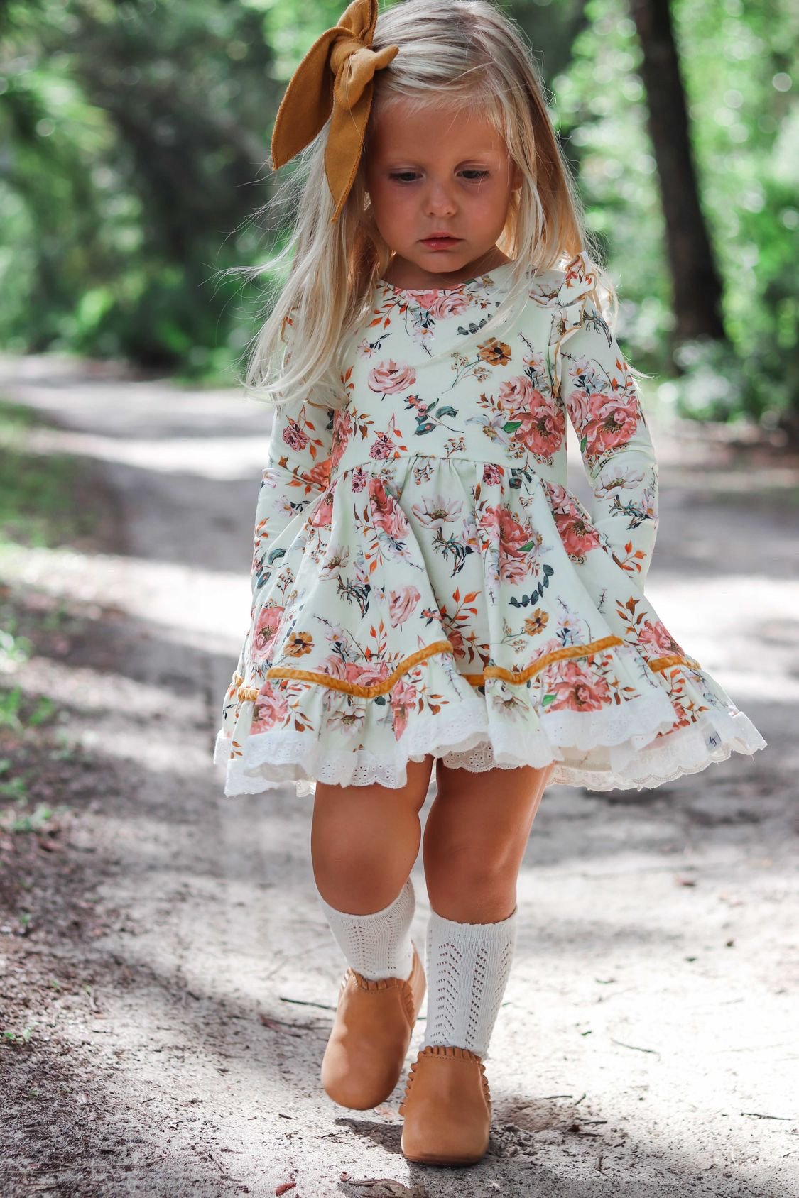 LLB Lace Knee High Socks - Little Joy Co.