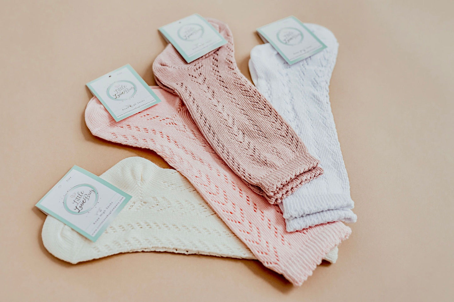 LLB Lace Knee High Socks - Little Joy Co.