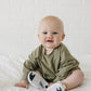 Long - Sleeved Pocket Tee Romper - Little Joy Co.