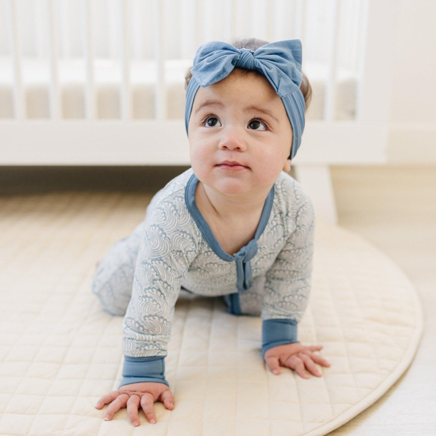 Making Waves Bamboo Zippy Romper - Little Joy Co.