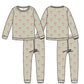 Mama Tattoo Hearts 2pc Bamboo Pajama Set - Little Joy Co.