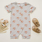 Mama Tattoo Hearts Bamboo Henley Romper - Little Joy Co.