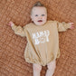 Mama's Boy Sweatshirt Romper - more colors - Little Joy Co.