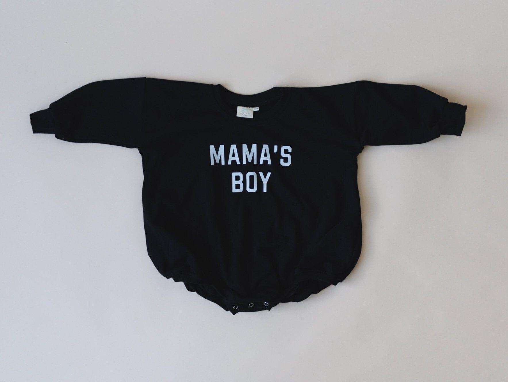 Mama's Boy Sweatshirt Romper - more colors - Little Joy Co.