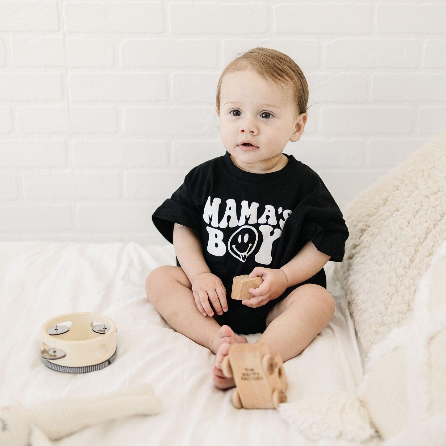 Mama's Boy T - Shirt Romper - more colors - Little Joy Co.