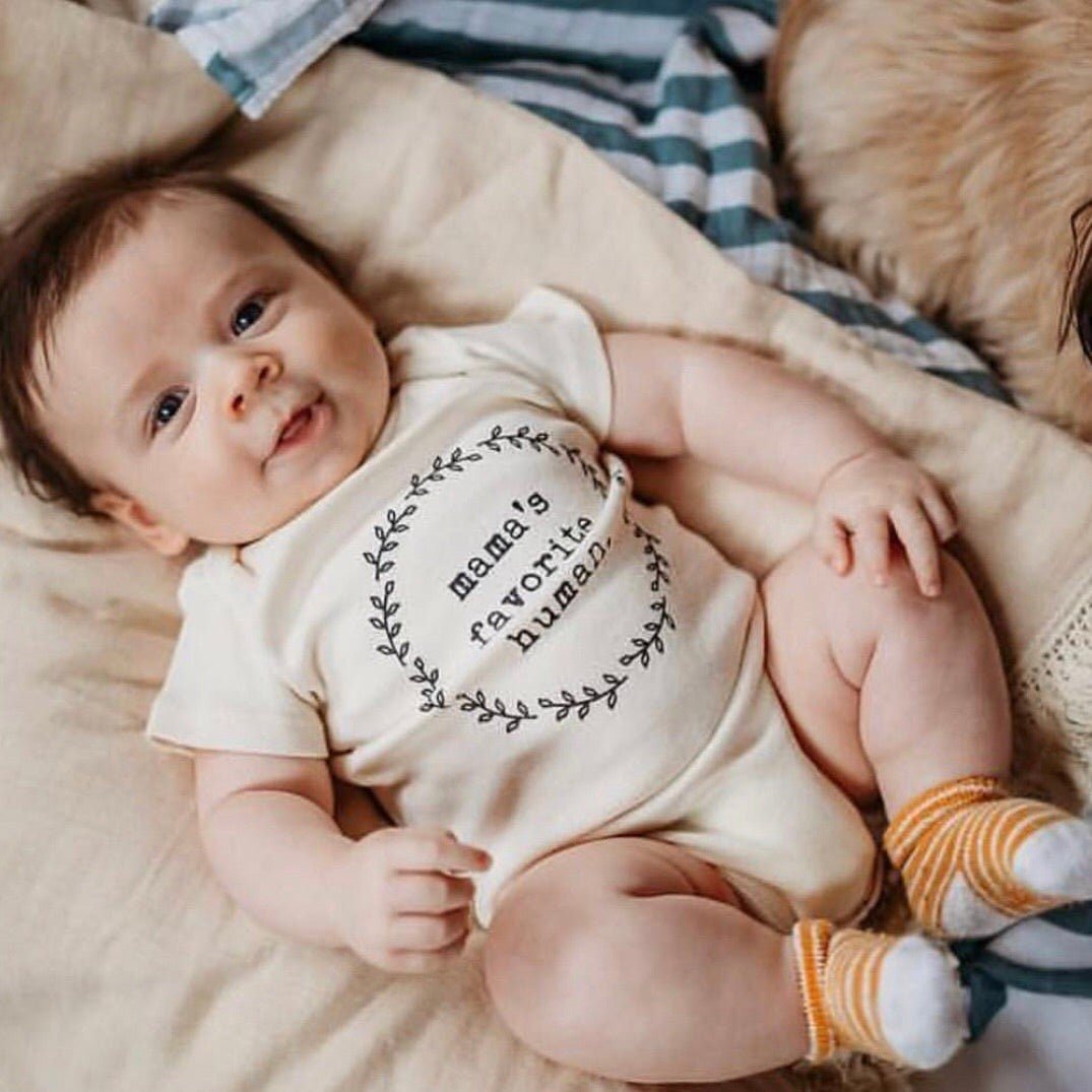 Mamas Favorite Human - Organic Cotton Bodysuit