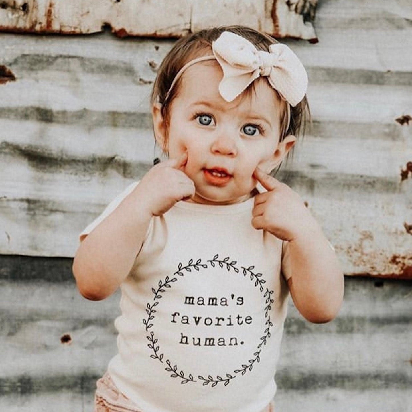 Mamas Favorite Human - Organic Cotton Bodysuit