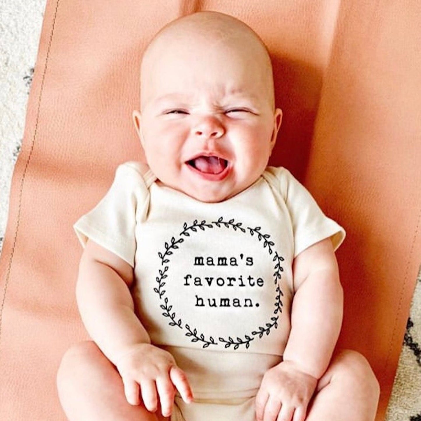 Mamas Favorite Human - Organic Cotton Bodysuit