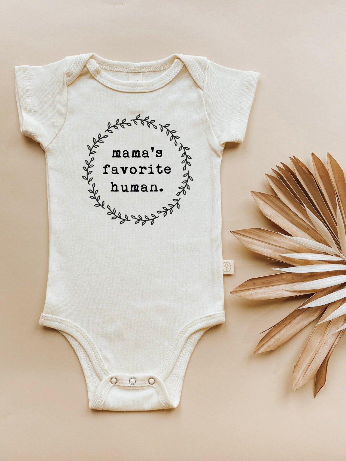 Mamas Favorite Human - Organic Cotton Bodysuit